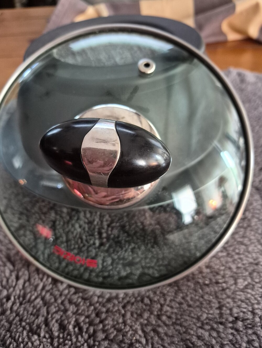 Black Natural Stone Rice Cooker Pot with Glass Lid - Picture 7 of 12